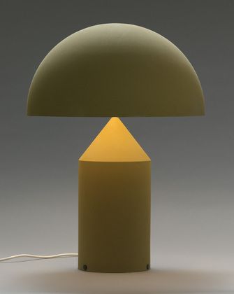 Atollo Table Lamp (model 233) by Vico Magistretti (Italian, 1920-2006). 1977. Aluminum and polyurethane plastic, h. 26" (66 cm), diam. 19 1/4" (48.9); base diam. 8" (20.3 cm). Manufactured by Oluce, Milan, Italy. Italian Industrial Design, Luminaria Diy, Vico Magistretti, I Love Lamp, September 19, Furniture Designer, Objects Design, Urban Design, Table Lamp Lighting