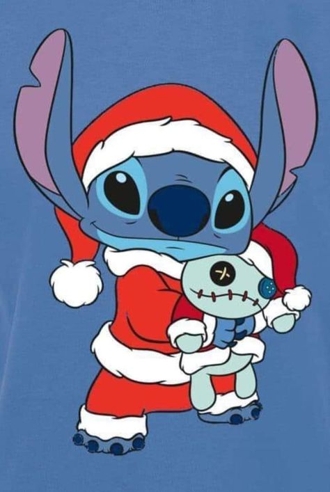 Merry Christmas Stitch, Scrump Lilo And Stitch, Christmas Stitch, Lilo And Stitch Quotes, Lilo And Stitch Drawings, Idee Cricut, Disney Cross Stitch Patterns, Christmas Wallpaper Backgrounds, Stitch Drawing