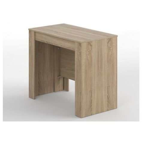 Mobilier d'intérieur > Meuble de bureau > Bureau LES TENDANCES, Longueur (cm) : 51/237 Largeur (cm) : 90 Hauteur max (cm) : 78 Profondeur (cm) : 90 Poids net (kg) : 48,27 Matière structure Panneau De Particules Mélaminé/Méta Coloris : naturel A monter soi-même Garantie 2 ans Nombre de colis : 1 Dimensions colis (cm) : 118,5 x 74 x 10,2 Poids colis (kg) : 49,26Nous ne livrons pas en Corse. Table Console Extensible, Console Extensible, Console Design, Simple Desk, Table Console, Table Extensible, Leaf Table, Table Height, Types Of Houses