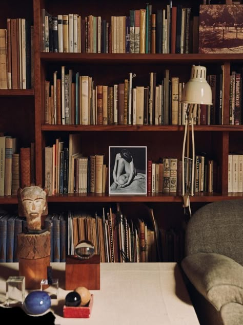 Book Cases, Room Of One's Own, Eclectic Interior, Interior Design Architecture, Reading Room, Home Library, Book Shelf, Casas De Ensueño, Interior Inspo