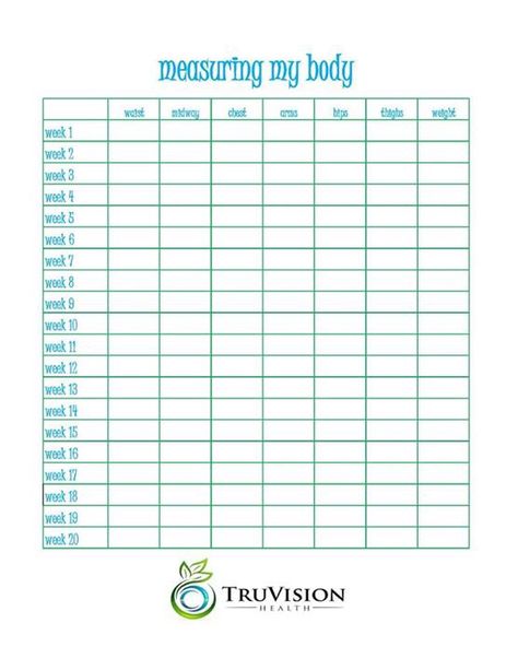 Measurement Chart for TruVision  clarrisa2007.truvisionhealth.com Weight Measurement Chart, Seminar Ideas, Health Printables, Measuring Chart, Truvision Health, Ketones Diet, Health Words, Vision Health, Weight Watchers Free