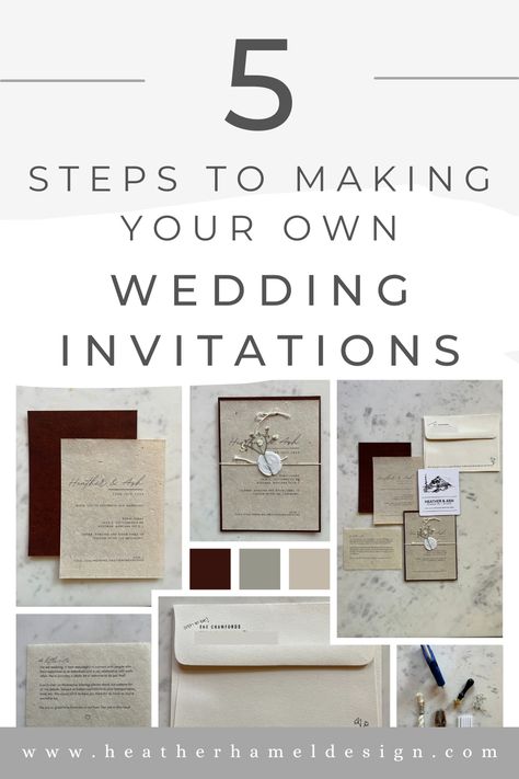 Wedding Invitation Bundle Ideas, How To Print Wedding Invitations, How To Make Your Own Wedding Invitations, How To Diy Wedding Invitations, Wedding Invitation Cards Diy, Cheap Wedding Invitation Ideas, What To Include In Wedding Invitations, How To Make Wedding Invitations, Simple Wedding Invitations Diy