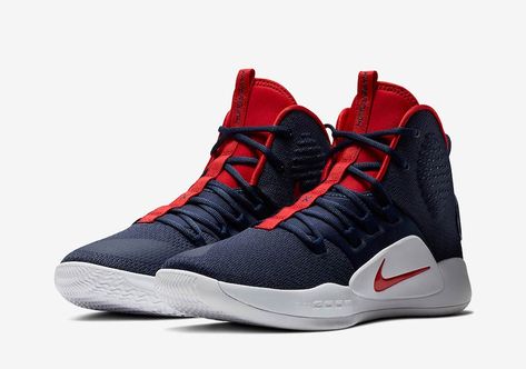 Nike Hyperdunk X Releasing in Team USA Colors Hypebeast Shoes, Running Scared, Nike Hyperdunk, Kicks Shoes, Men Nike, Usa Basketball, Basketball Clothes, Jordan Air, Exclusive Shoes