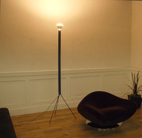 Flos Luminator floor lamp Blue Floor Lamps, Italian Floor Lamp, Daylight Savings, Pencil Cup, Daylight Savings Time, Floor Lamp Design, Unusual Design, Ferm Living, Philippe Starck