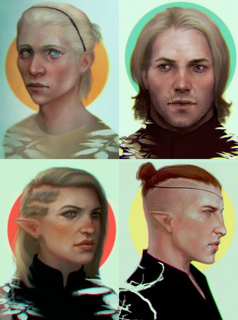 hair au by Withoutafuss.deviantart.com on @DeviantArt Lazy Hair, Dragon Age 3, Lazy Hairstyles, Dragon Age Inquisition, Dragon Age, Social Community, Digital Artist, Favorite Character, Romance