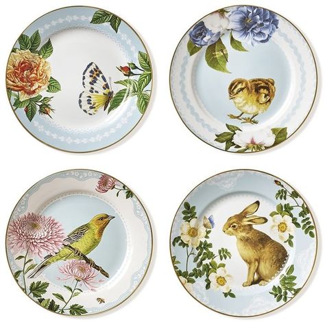 Image Chinese Porcelain Pattern, Ceramica Artistica Ideas, Easter Salad, Spring Dishes, Tea Cup Collection, Lemon Kitchen, Plate Wall Decor, Garden Salad, Plate Decor