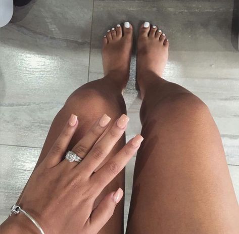 pin ‘ @kjvougee ❕ Black Women Asethic, Cute Natural Nail Ideas, Nails Acrylic Black Women, Natural Nail Ideas, Nails Acrylic Black, Pretty Toe Nails, Work Nails, Nails Square, Short Square Acrylic Nails