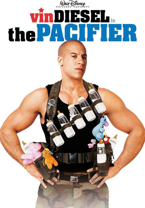 Funny. The Pacifier Movie, Faith Ford, Family Movie Poster, The Pacifier, Brittany Snow, Michelle Rodriguez, Walt Disney Pictures, Vin Diesel, Top Movies