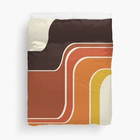 Get my art printed on awesome products. Support me at Redbubble #RBandME: https://www.redbubble.com/i/duvet-cover/Retro-Zig-Zag-Meets-1970s-Orange-by-MonstersMashU/94130077.RCGFH?asc=u Orange Duvet Cover, Orange Duvet, Orange Duvet Covers, Carpet Shops, Orange Design, Luxury Bedding Sets, Duvet Cover Design, Dream Room Inspiration, Room Makeover Inspiration