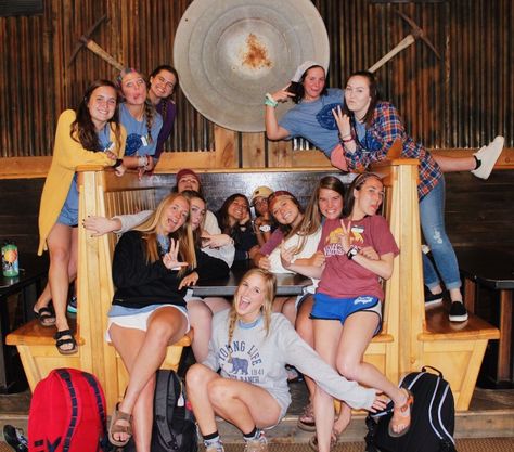 YL Summer Staff @ Crooked Creek Ranch Camp Staff Aesthetic, Camping Aesthetic Friends, Tent Camping Aesthetic, Camping Aesthetic Outfits, Young Life Camp, Summer Camp Aesthetic, Camp America, Camp Aesthetic, Camp Fashion