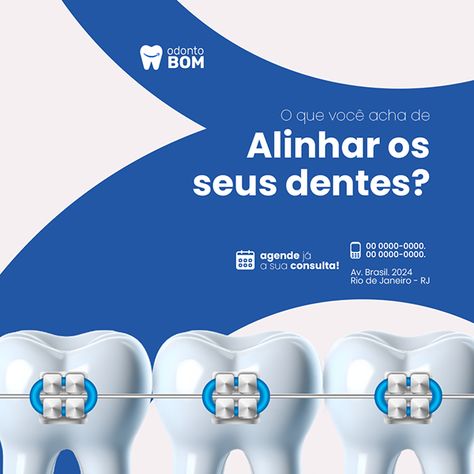 Social Media - Odontologia :: Behance Dentist Graphic Design, Dentist Social Media Design, Teeth Poster, Dentist Social Media, Dental Advertising, Dental Social Media, Social Media Art, Formal Design, Medical Design