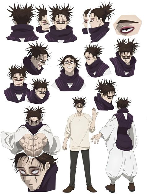 Choso Jjk Reference Sheet, Jjk Art Style, Jujutsu Kaisen Reference, Jujutsu Kaisen Zero, Manga Choso, Character Vs Character, Jujutsu Kaisen Design, Jjk Reference, Jjk Season 2