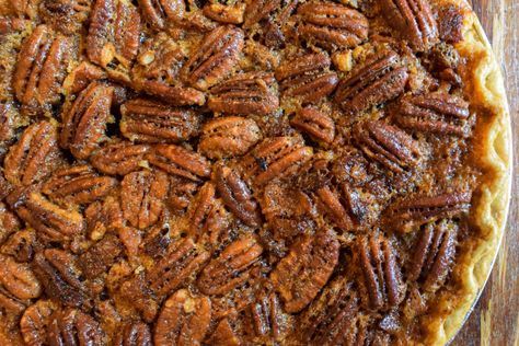 Thanksgiving desserts impressive | pecan pie recipe Pecan Pie Thanksgiving, Nut Pie, Chocolate Bourbon Pecan Pie, Homemade Pecan Pie, Bread Booze Bacon, Butter Pastry, Pecan Desserts, Bourbon Pecan Pie, Rock Recipes