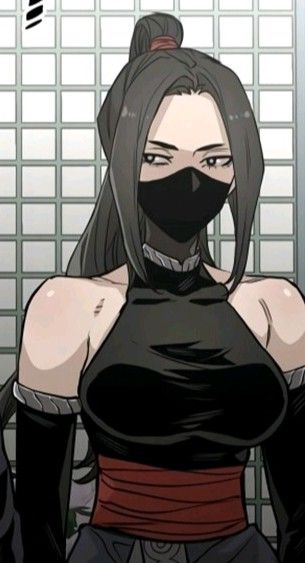 Masked Woman Anime, Ninja Oc Female, Female Ninja Drawing, Heavenly Demon Cultivation Simulation, Ninja Girl Art, Female Ninja Art, Female Assassin Art, Ninja Female, Shinobi Art