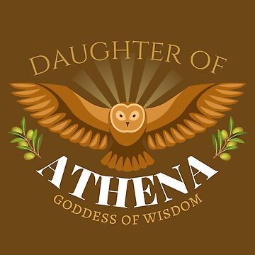 "Daughter of Athena Goddess of Wisdom | Half Blood Descendant" Sticker for Sale by MiaDelelai | Redbubble Daughter Of Athena Aesthetic, Daughter Of Athena, Athena Aesthetic, Athena Goddess Of Wisdom, Goddess Of Wisdom, Powerful Manifestation, Greek Mythology Gods, Athena Goddess, So Me