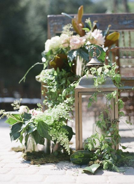 Lanterns With Flowers, Rancho Las Lomas Wedding, Whimsical Wedding Decorations, The Pines, Whimsical Wedding, Ceremony Decor, Ceremony Decorations, Flower Centerpieces, Wedding Coordinator