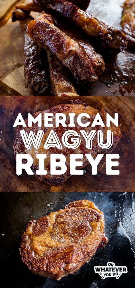 How to cook an American Wagyu Ribeye Wagyu Recipes, Wagyu Ribeye, Smoked Dishes, Rib Eye Recipes, Ways To Cook Steak, Outdoor Cooking Recipes, Wagyu Steak, Traeger Recipes, Creative Cooking