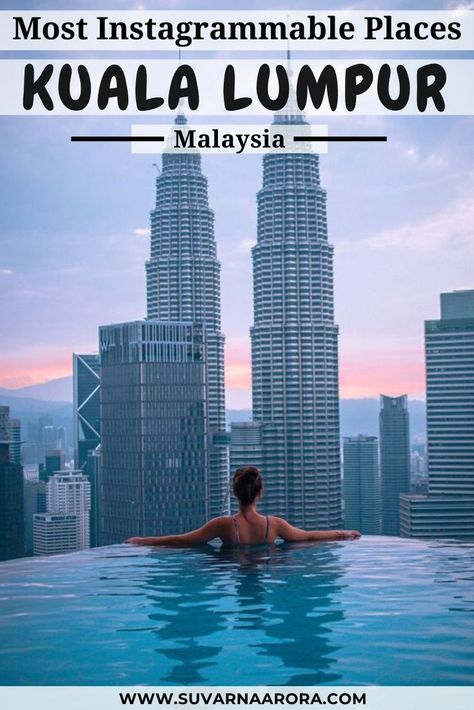 Check out this guide for all instagrammable places in Kuala Lumpur with exact location  best tips. #travel #kualalumpur #malaysia | Best places to visit in Kuala Lumpur, instagrammable places in kl, instagrammable Kuala Lumpur, instagrammable place in Kuala Lumpur, Instagram places in Kuala Lumpur, Instagram spots in kl, Instagram place in kl, best photo spots Kuala Lumpur, must see in kl, best Instagram spots Kuala Lumpur, Kuala Lumpur instagrammable, Kuala Lumpur guide, what to see in kl Kuala Lumpur Instagram, Solo Travel Europe, Kuala Lampur, Kuala Lumpur Travel, Kuala Lumpur City, Petronas Towers, Instagram Places, Instagram Locations, Bali Travel Guide