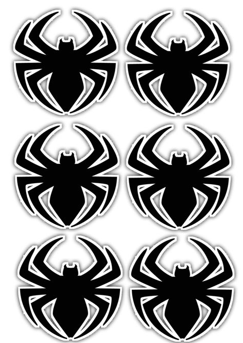 Spajdermen Decoration, Spider Topper Printable, Spiderman Crafts For Kids, Spiderman Cake Topper Printable, Spiderman Spider Logo, Cake Topper Spiderman, Spiderman Party Ideas, Spider Man Png, Spiderman Printables