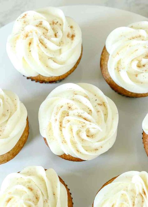 Banana Cupcakes With Cream Cheese, Banana Bread Cupcakes, Mini Banana Muffins, Banana Cupcakes, Cupcakes With Cream Cheese Frosting, Banana Bread Muffins, Cupcake Tins, Cream Cheese Icing, With Cream Cheese Frosting