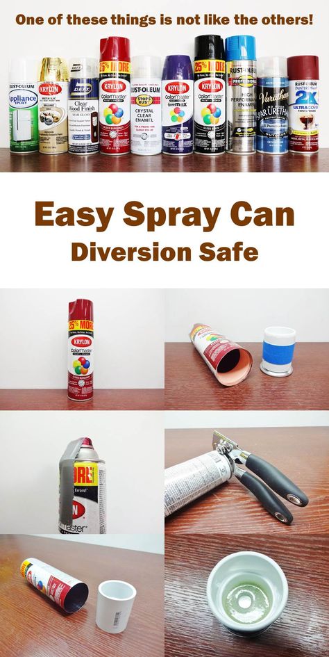 This is a homemade diversion safe you can make in about an hour. Secret Stash Containers, Diy Hiding Places, Stash Spots, Secret Hiding Spots, Stash Containers, Diversion Safe, Secret Hiding Places, Hidden Safe, Secret Safe