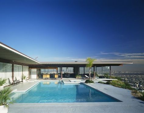 1414 Fair Oaks Building | Los Angeles Conservancy Case Study House 22, Stahl House, Pierre Koenig, Spring View, Los Angeles Architecture, California Architecture, John Lautner, Case Study Houses, Richard Neutra