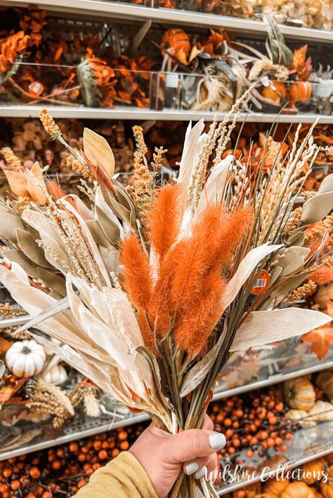 How To Do A Flower Arrangement, Floral Arrangements Fake Flowers, Fall Harvest Centerpiece Ideas, Hobby Lobby Fall Floral Arrangements, How To Do A Floral Arrangement, Fall Church Floral Arrangements, Autumn Vase Decor, Neutral Fall Flower Arrangements, Dollar Tree Fall Floral Arrangements