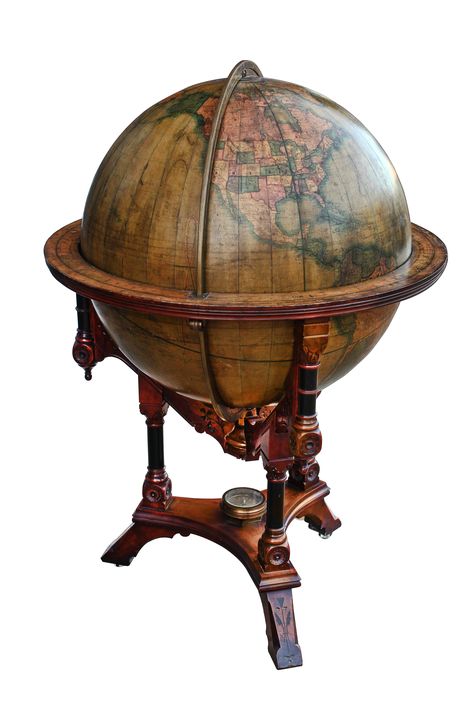 Worldly Things, Steampunk Bedroom, Floor Globe, Sacred Objects, Globe Bar, Ethan Allen Furniture, Victorian Floor, Armillary Sphere, Globe Art