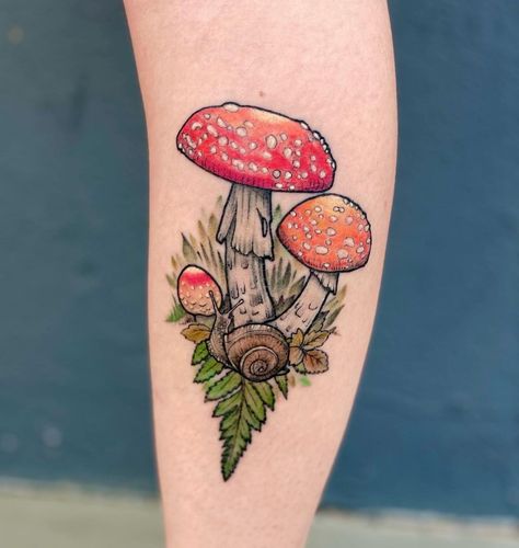 Growth Symbol, Earthy Tattoos, Mushroom Tattoo, Green Tattoos, Hippie Tattoo, Fungi Art, Mushroom Tattoos, Retro Tattoos, D Tattoo