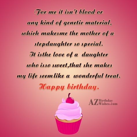 Step Daughter, Happy Birthday To My, Happy Birthday Quotes, Birthday Quotes, Birthday Wishes, Love Quotes, Happy Birthday, Birthday, Quotes