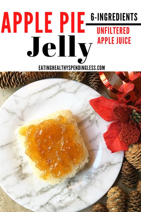 Apple Pie Jelly, Jelly Making, Soup Pan, Apple Jelly, Homemade Jelly, Canning Lids, Jelly Jars, Soup Pot, Apple Juice