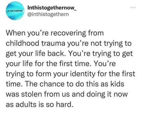 Traumatic Childhood, Pinned Post, Inner Child Healing, Mental And Emotional Health, Healing Quotes, Healing Journey, Laura Lee, Emotional Health, Real Quotes