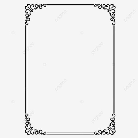 rectangle border corner black ornate borders rectangle border rectangle frame png Png Frame, Texture Inspiration, Frame Png, Rectangle Frame, Clipart Images, Borders, Graphic Resources, Transparent Background, Clip Art