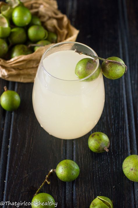 Guinep juice - Quench your thirst with some island style refreshing guinep juice made from the sweet pulp of this tropical fruit. Spanish Lime, Pumpkin Fritters, Slow Cooker Black Beans, Sweet Lime, Adobo Seasoning, Vegan Style, Girl Cooking, Butter Beans, Freezer Friendly