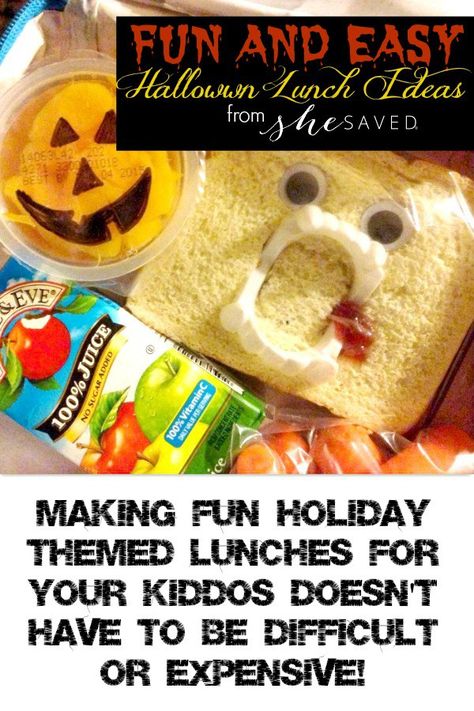 Looking for fun Halloween Lunch Ideas for the kid? Here are a few very simple but spooky ideas that will make lunch fun and spooktacular! Halloween Lunch Ideas For Kids, Fun Packed Lunch Ideas, Spooky Lunch, Halloween Lunch Ideas, Halloween Sandwiches, Fun Kid Lunch, Fun School Lunches, Halloween Lunch Box, Halloween Snacks For Kids