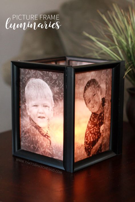 Photos Luminaries, Luminary Diy, Dollar Store Diy Projects, Dekor Diy, Cheap Crafts, Dollar Tree Diy Crafts, Cadeau Diy, Cadeau Photo, Dollar Tree Store