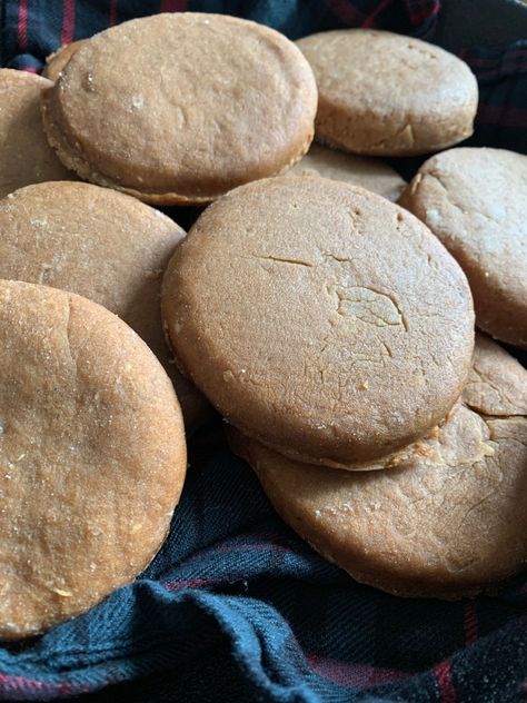 Jamaican Bulla Cake - Triangle Traveling Caveman Herb Biscuits Recipe, Paleo Baking, Jamaican Recipes, Fall Spices, Caribbean Recipes, Gluten Free Flour, Baking Flour, Easy Baking Recipes, Biscuit Recipe