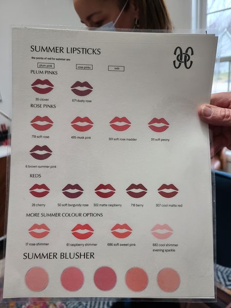 Hoc Summer Lipstick, Light Summer Red Lipstick, Hoc Summer Color Outfits, Soft Summer Red Lipstick, True Summer Lipstick, Soft Summer Lipstick Colors, Summer Mute Fashion, Soft Summer Lipstick, True Summer Makeup