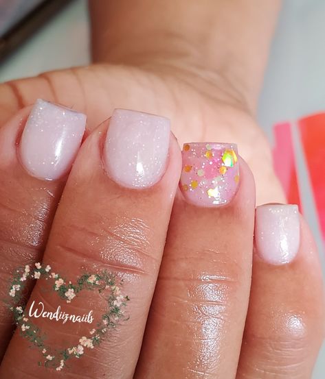 Very Short Acrylics, Short Nails For Kids, Short Acrylic Nails Square Spring, Overlay Nails, Cute Nail Colors, Cute Short Nails, Pink Gel Nails, Spring Acrylic Nails, Subtle Nails