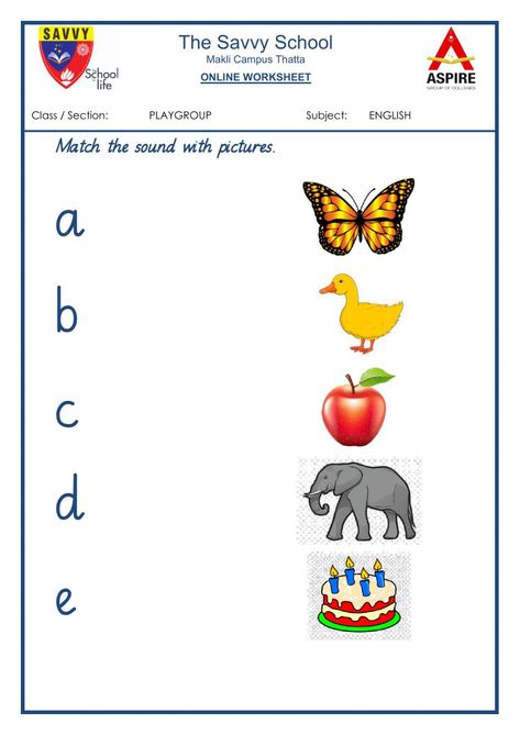 Match The Sounds worksheet Phonic Sounds Worksheets, Letter Sounds Worksheets, Initial Sounds Worksheets, Worksheets For Playgroup, Sounds Worksheet, 3 Letter Words, Abc Worksheets, Matching Worksheets, Hindi Worksheets