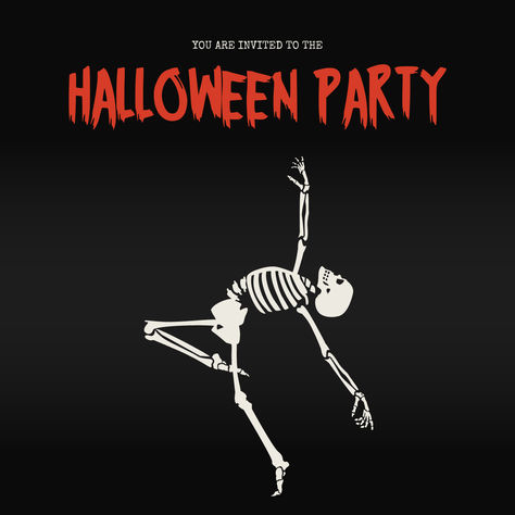 Halloween party invitation, free digital invites, Halloween party themes, spooky Halloween invites, skeleton party poster, DIY Halloween invitations, Halloween event planning, Halloween invitation ideas, unique Halloween party invites, ghost and skeleton theme invites Halloween Party Invitations For Adults, Halloween Party Invitation, Halloween Party Invitations, Launch Party, Free Halloween, You Are Invited, Digital Invitations, Party Planning, Card Template