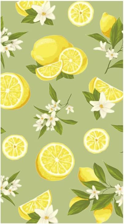 Amazon.com: JarThenaAMCS Summer Guest Paper Napkins Lemon Branches Flowers 3 Ply Disposable Napkins Yellow Green Dinner Hand Towel Napkins for Party Supplies Table Decor, 80Pcs : Health & Household 귀여운 음식 그림, صفحات التلوين, Fruit Wallpaper, 패턴 배경화면, Phone Wallpaper Patterns, Yellow Wallpaper, Cute Patterns Wallpaper, Summer Wallpaper, Cute Backgrounds