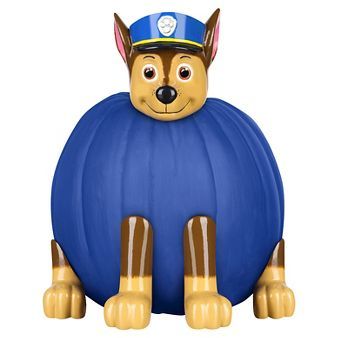 Nickelodeon Paw Patrol Chase Halloween Pumpkin Dec Kit Paw Patrol Pumpkin Painting, Paw Patrol Pumpkin, Pumpkin Decorating Kits, Book Character Pumpkins, Decorating Pumpkins, Character Pumpkins, Paw Patrol Chase, Pumpkin Decorating Contest, Cinderella Pumpkin