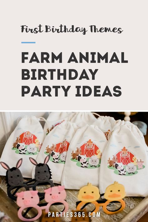 A Barnyard First Birthday Party is an adorable theme for a party! Celebrate a 1st birthday for a boy or a girl with farm animals, cake, food, darling decor and more! Find plenty of ideas right here... Barnyard First Birthday, Farm Animals Cake, Farm Animal Cupcakes, Kids Party Tables, Animals Cake, Farm Animals Theme, Farm Animals Birthday Party, Barnyard Party, Fun Party Themes