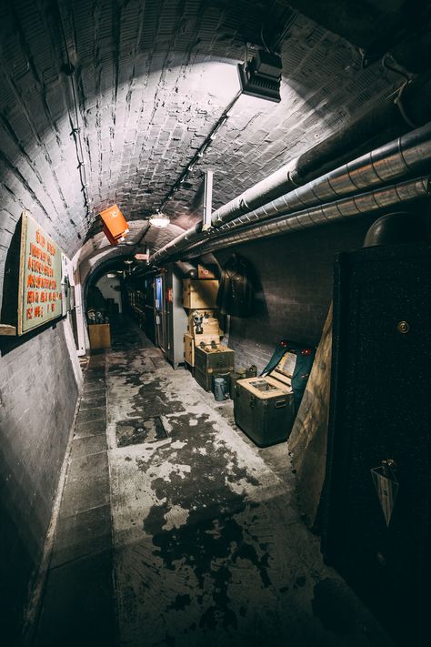 Nuclear Fallout Shelter, Nuclear Fallout, Vegetable Market, Czech Republic Travel, Apocalypse Aesthetic, Fallout Shelter, Beer And Wine, Mysterious Places, Brno