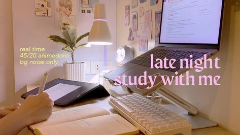 The Best Study With Me Videos, Live Streams & Discord Servers | Gridfiti Study With Me Video, Study Timer, Late Night Study, Mehandi Designs Easy, Night Study, Akira Anime, Fake Window, Study With Me, Clean Desk