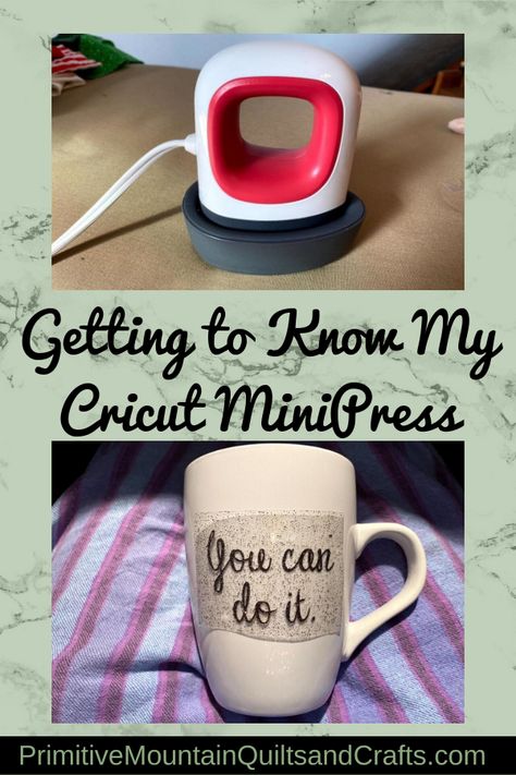 I got an MiniPress. I was a little skeptical about it when I opened it. This this is really small! So come along as I’m getting to know my Cricut MiniPress! Easy Press Mini, Cricut Iron On Vinyl, Words On Wood, Cricut Help, Wooden Snowmen, Mountain Quilts, Cricut Craft Room, Cricut Tutorials, Cricut Creations