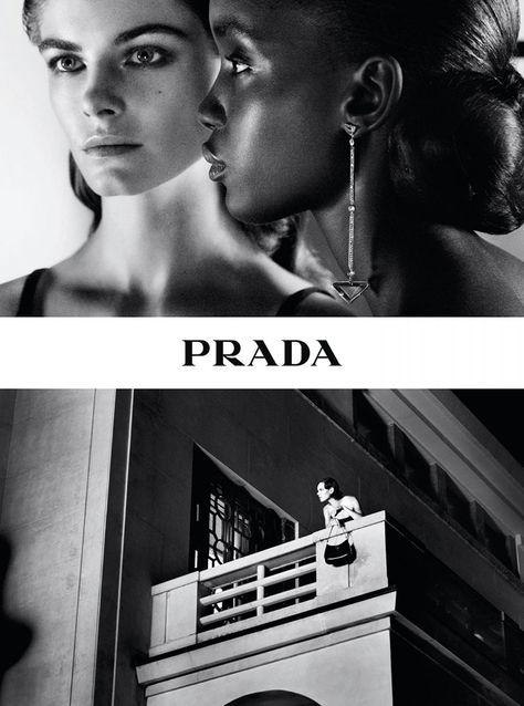 Prada Resort 2021. Part 2. | The Fashionography Prada Poster, Luxury Advertising, Prada Aesthetic, Magazine Cover Template, Freja Beha Erichsen, Dna Model, Prada Fashion, Campaign Fashion, White Chic