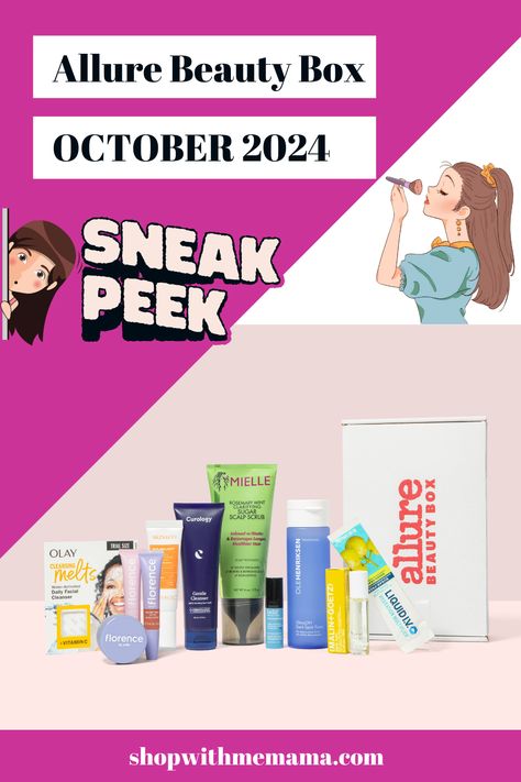 October Allure Beauty Box: Sneak Peek! Allure Beauty Box, Allure Beauty, Ole Henriksen, Beauty And Skincare, Scalp Scrub, Rosemary Mint, Shop With Me, Gentle Cleanser, Lets Go