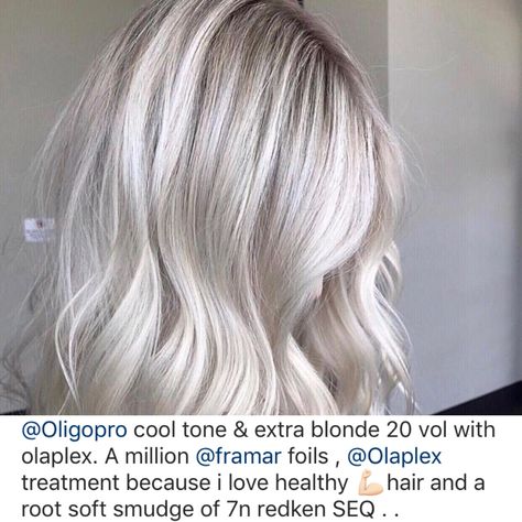 Icy Pearl Blonde Hair, Silvery Blonde, White Blonde Highlights, Blonde Shades, Hair Foils, Hair Goal, Platinum Blonde Hair Color, Ash Hair, White Blonde Hair